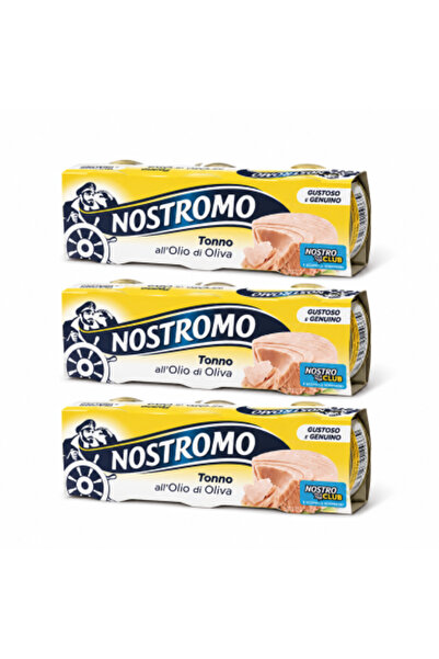 Nostromo Set 3 x Ton în ulei de măsline, 3 x 70 g / pachet, gustos și autentic