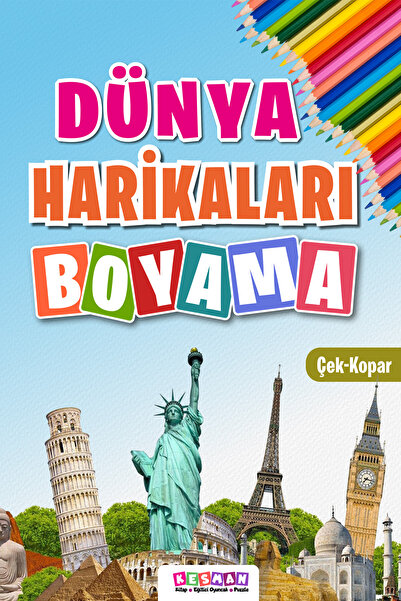 Kesman Kitap Dünya Harikaları Boyama Kitabı