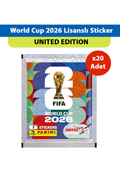 Panini World Cup 2026 x20 Adet United Edition Lisanslı Stiker Paketi (Toplam ...