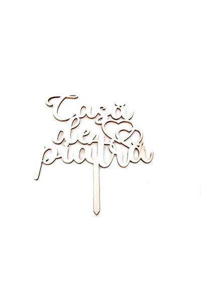 OEM Topper Pentru Tort "Casa De Piatra"