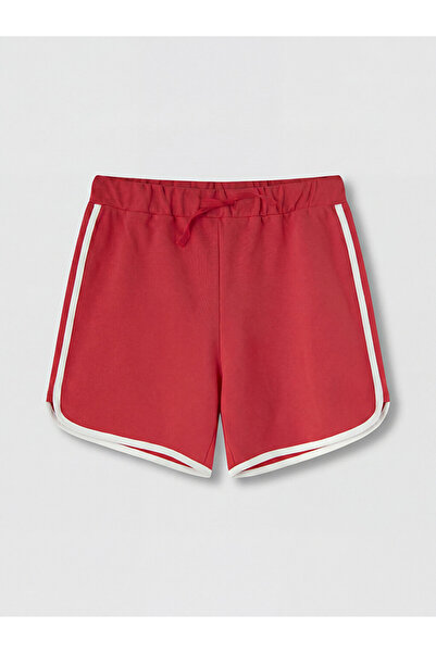 LC Waikiki Girl's Shorts with Side Stripes