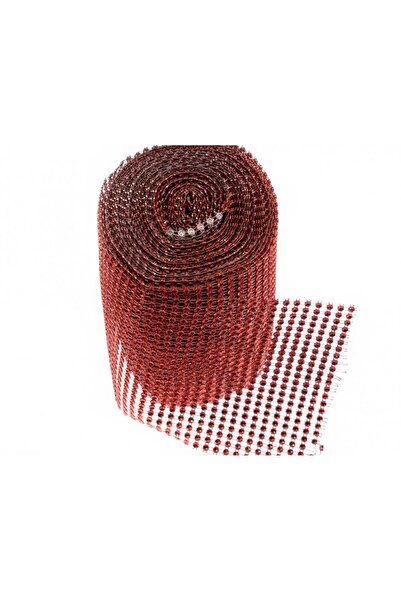 OEM Rhinestone Ribbon ??? 12.5cm/ 9m Red