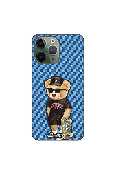 OEM Husa compatibila cu Apple iPhone 11 Pro Silicon Gel Tpu Model Bear Skate ...