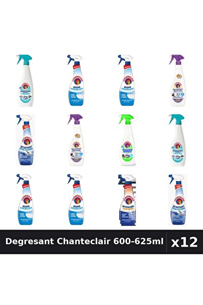 Chanteclair Set 12 Degresant Universal 600-625ml - Anti-Miros, Lavanda, Lămâi...