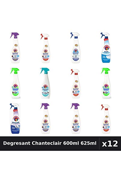 Chanteclair Set 12 Degresant Universal 600ml 625ml - 8 Arome, Anticalcar, Cur...