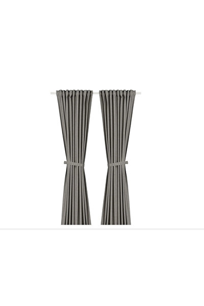 IKEA Lenda Fund Curtain/2 Wings, 140X300 Cm, Light Filtering, Cotton