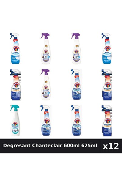 Chanteclair Set 12 Degresant Universal 600ml-625ml - Anticalcar, Mosc Alb, Ex...