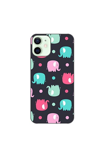 OEM Husa compatibila cu Apple iPhone 12 Mini Silicon Gel Tpu Model Pattern El...