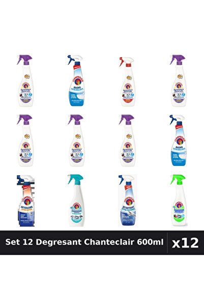 Chanteclair Set 12 Degresant Universal 600ml - Anti-Miros, Extra Puternic, Ex...