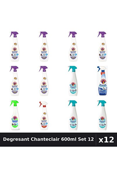 Chanteclair Set 12 Degresant Universal 600ml - Mosc, Lavanda, Lămâie, Marseilia