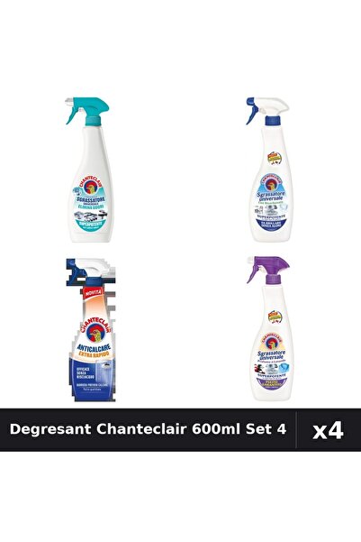 Chanteclair Set 4 Degresant Universal 600-625ml - Anti-Miros, Bicarbonat, Lav...