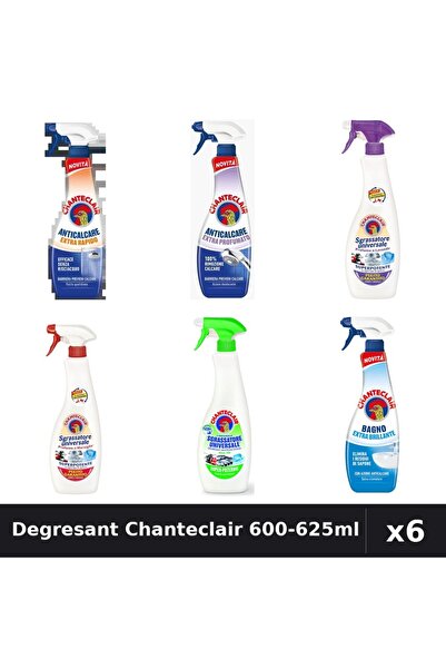 Chanteclair Set 6 Degresant Universal 600-625ml - Marsilia, Lămâie, Mosc Alb