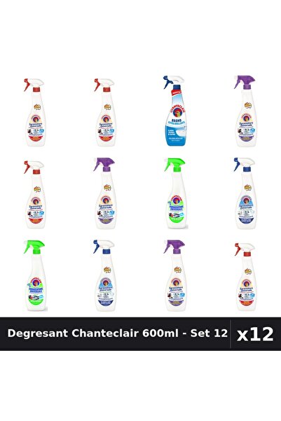 Chanteclair Set 12 Degresant Universal 600ml - 6 Arome: Marsilia, Lavanda, La...