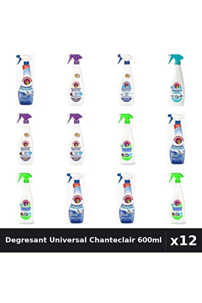 Chanteclair Set 12 Degresant Universal 600ml - 5 Arome, Bicarbonat, Lamaie, Mosc