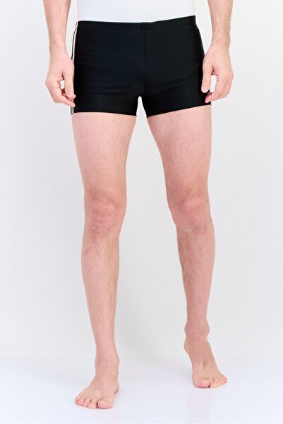 adidas Men Brand Logo Swim Trunks, Black