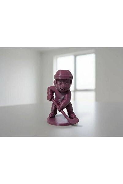 OEM Hockey Player Figurine Cartoon Style Sports Decor