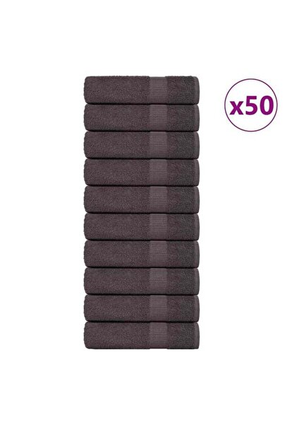 vidaxl Prosoape de mână, FROGN, 50 buc., antracit, 50 x 100 cm, 360 g/m²