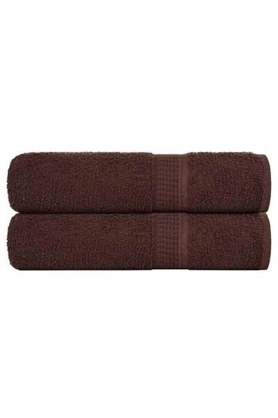 vidaxl Shower towels, FROGN, 2 pcs., brown, 70 x 140 cm, 360 g/m²