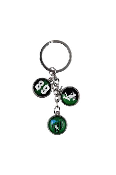 sportrun Breloc cu licență Kocaelispor, pachet de 3, verde-negru
