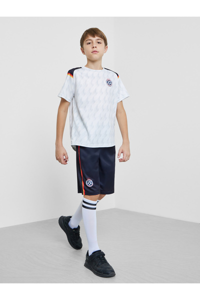 Styli Teens Germany Print Jersey T-Shirt and Shorts FIFA Football Set