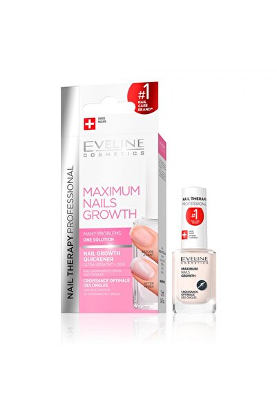Eveline Tratament pentru unghii pentru întărire, 12 ml, Maximizarea creșterii...