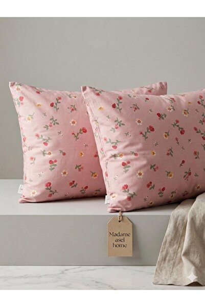 Madame Asel Home YASTIK KILIFI %Pamuk 2 li set