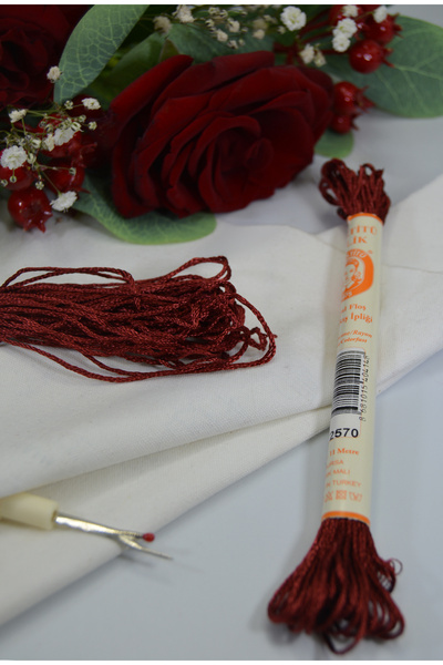 Enstitü İplik Hand Embroidery Silk, Laundry Silk, Rayon, Shiny Silk Texture, ...