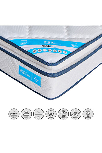 Home Box SleepEase iFirm Pillow Top Foam Extra Firm Single Mattress - 90x190x...