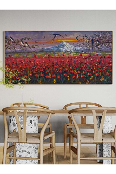 Simurg Sanatevi Doğanın Dingin Kalbi Yağlı Boya Tablosu
