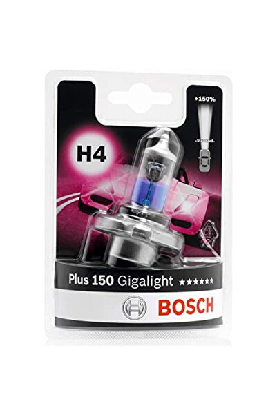 Bosch Bec halogen H4, 12V, 55W - Plus 150 - Blister x1 bucata