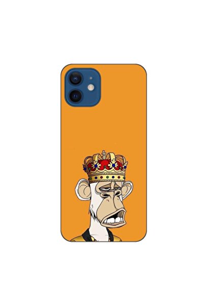 OEM Husa compatibila cu Apple iPhone 12 Silicon Gel Tpu Model NFT Royal Ape