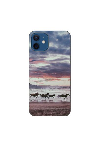 OEM Husa compatibila cu Apple iPhone 12 Silicon Gel Tpu Model Cai Alergand