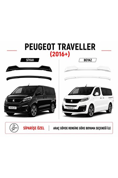 PEUGEOT TRAVELLER 2016+ ABS PLASTİK BEYAZ SPOİLER