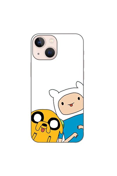 OEM Husa compatibila cu Apple iPhone 13 Mini Silicon Gel Tpu Model Finn and J...