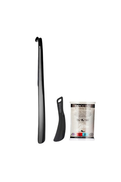 Coccine Set 3 in 1, Coccine, Incaltator lung 60 cm si scurt 15 cm, Negru, Ser...