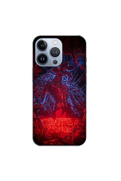 OEM Husa compatibila cu Apple iPhone 13 Pro Silicon Gel Tpu Model Stranger Th...