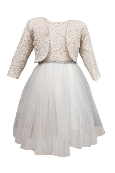 fantasialand Set elegant brocart rochie+bolerou pentru fetițe, model Rosewood...