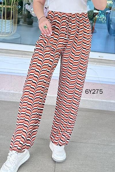 İnce Topuk Casual Viscose Trousers 6Y275