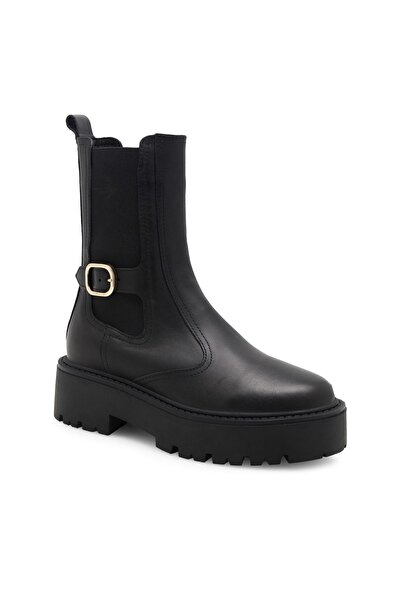BADURA Ghete Chelsea de damă INES-9182 Negru