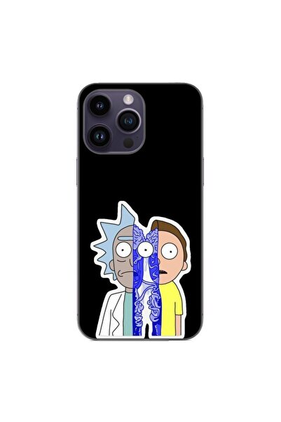 OEM Husa compatibila cu Apple iPhone 14 Pro Max Silicon Gel Tpu Model Rick An...