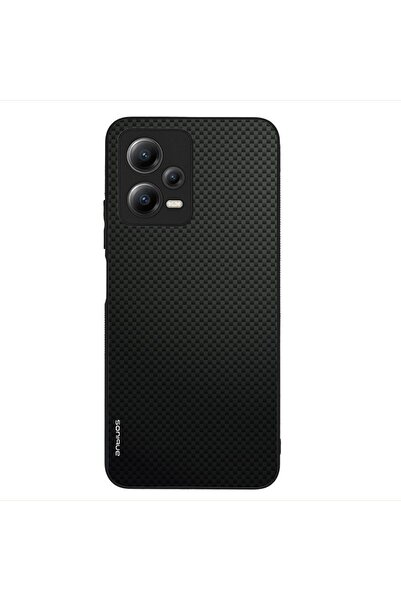 Sonique Θήκη Carbon Series για Xiaomi Redmi Note 12 5G / Poco X5 5G Μαύρο 01