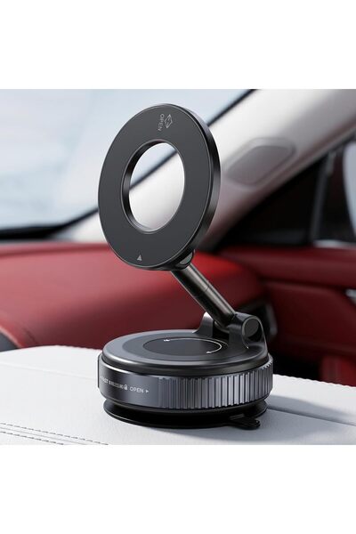 Auto Family FZE 360 °   حامل هاتف مغناطيسي للوحة القيادة في السيارة - حامل جو...