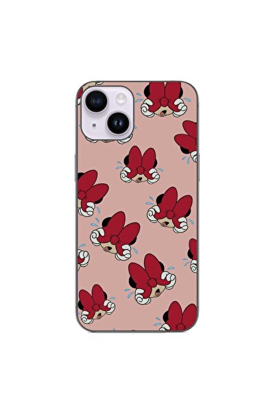 OEM Калъф, съвместим с Apple iPhone 14, силиконов гел TPU, с десен Мини Маус,...