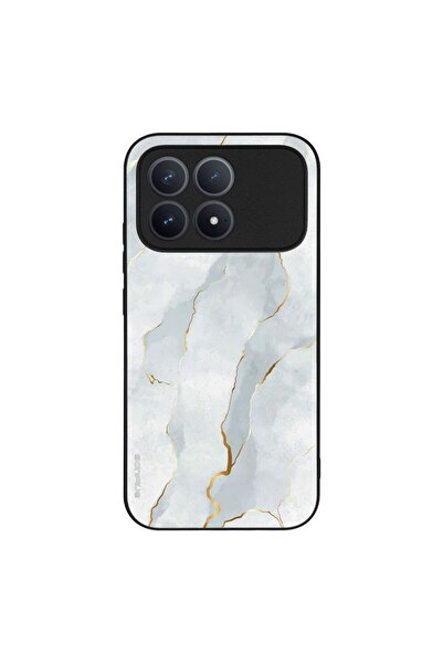 Sonique Θήκη Marble Series για Xiaomi Poco F8 Pro 5G Λευκό 01