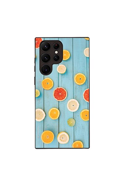 Sonique Θήκη Fruit Series για Samsung Galaxy S22 Ultra Γκρέιπφρουτ
