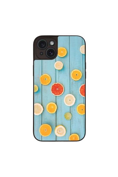 Sonique Θήκη Fruit Series για Apple iPhone 15 Plus Γκρέιπφρουτ