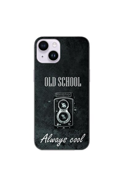 OEM Husa compatibila cu Apple iPhone 14 Silicon Gel Tpu Model Retro Camera