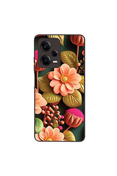 Sonique Θήκη 3D Flower Series για Xiaomi Redmi Note 12 Pro 5G Σομόν
