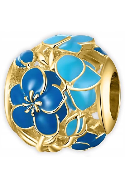Larezo pandantiv, element decorativ, Model Flori Albastre Mari Bleumarin, Cad...
