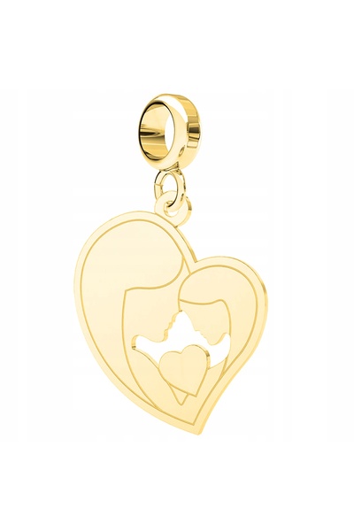 Larezo Pandantiv Tip Charm Pentru Bratari Modulare, Argint 925 Placat Cu Aur ...
